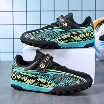 Chaussures de football pour hommes, légères, antidérapantes, crampons de football TF, chaussures de sport pour garçons, chaussures de terrain synthétique, chaussures de futsal pour l'extérieur, chaussures de sport.