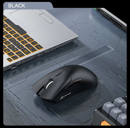 Rato sem fios Attack Shark R1 Bluetooth Gaming, rato viral avaliado por influencers, sensor PAW3311, taxa de atualização de 1000Hz