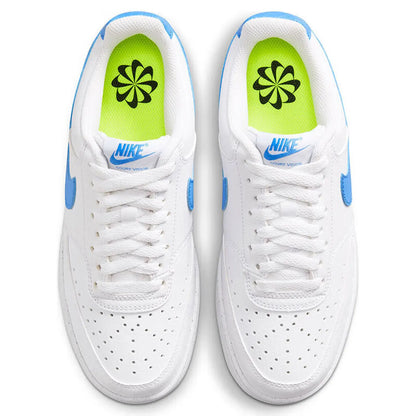 Nike Court Vision 1 Low Next Nature Mukava, monipuolinen ja kestävä matalavartinen tenniskenkä Naisten Valkoinen/Sininen DH3158-107