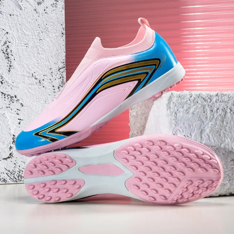 Nouvelles chaussures de football pour hommes, baskets de match, chaussures de futsal antidérapantes, crampons pour terrain en herbe, chaussures de football d'intérieur, légères, de haute qualité, pour l'extérieur