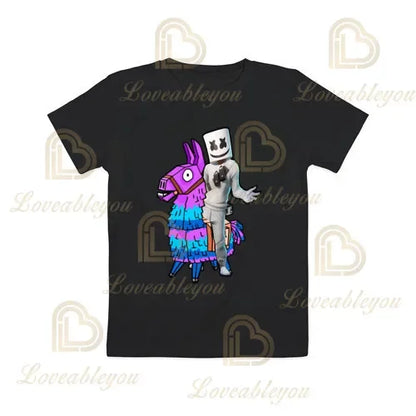 Boys Girls Cartoon T-shirt Fortnite T-shirt Battle Royale 3D 3 to 14 Years Victory Royale Game Kids Tops Teen Clothes
