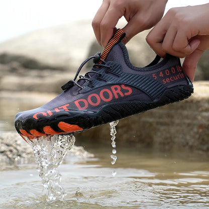 Men's Water Sports Shoes, Quick-Dry, Non-Slip Five-Finger Shoes, Outdoor Wading Swimming Barefoot Aqua Shoes, Lightweight Sneakers