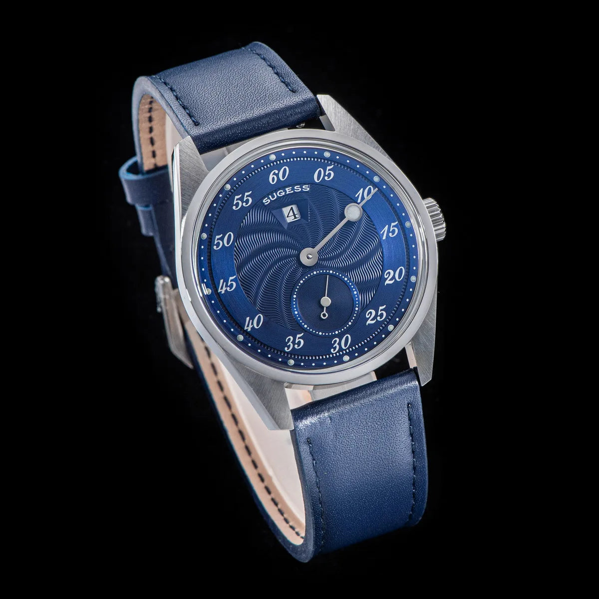 Sugess Watch of Men Automatic Mechanical Wristwatches ST1721 Movement Luminous Simple Fashion Clock Waterproof Glass S451 New