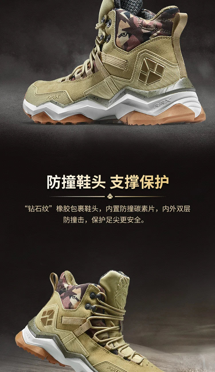 RAX Women Hiking Boots Waterproof Trekking Shoes Lightweight Mountain Climbing Boots Antislip Outdoor Sports Shoes Tourism