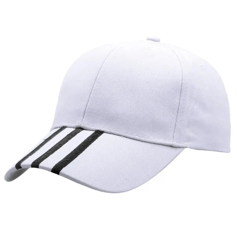 Baseballkasketter til mænd Casual bomuldsbroderede stribede snapback-hiphop-kasketter til kvinder Udendørs sportskasketter til mænd Gorras