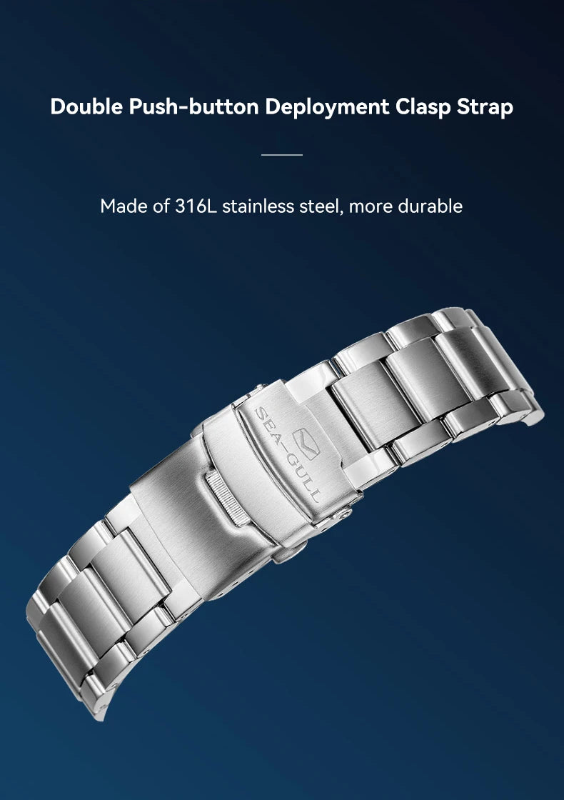 Seagull relogio masculino Men Watch 200m Diving Business Waterproof Fashion Automatic Mechanical Watch Ocean Series 816.32.1523
