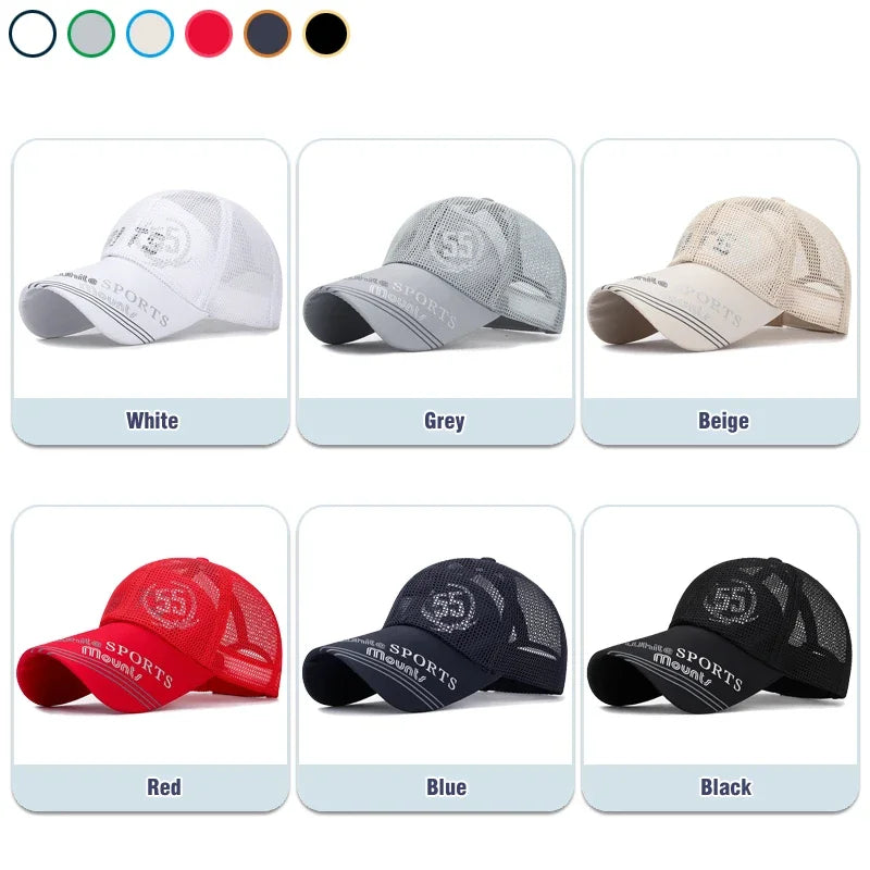 Fashion Accessories Print Pattern Breathable Brim Baseball Cap Unisex Outdoor Travel Casual Sport Adjustable Snapback Hat