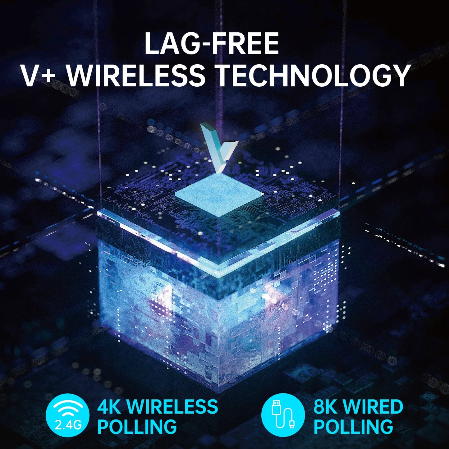 Rapoo VT9PRO/VT9Air 4K Wireless Gaming Mouse Superlight 26000DPI 4KHz Polling Rate 0.25ms Response Time 180H Battery Life PAW3398