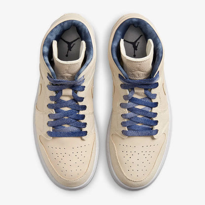 Nike Official Genuine Air Jordan 1 Women's Casual Durable High-top Sneakers DM9126-104