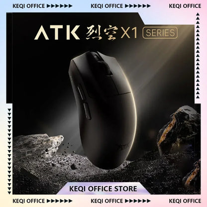 Mouse gaming wireless ATK Blazing Sky X1/X1V2 8K a bassa latenza, leggero per FPS, Liekong E-sports, accessori PC personalizzati