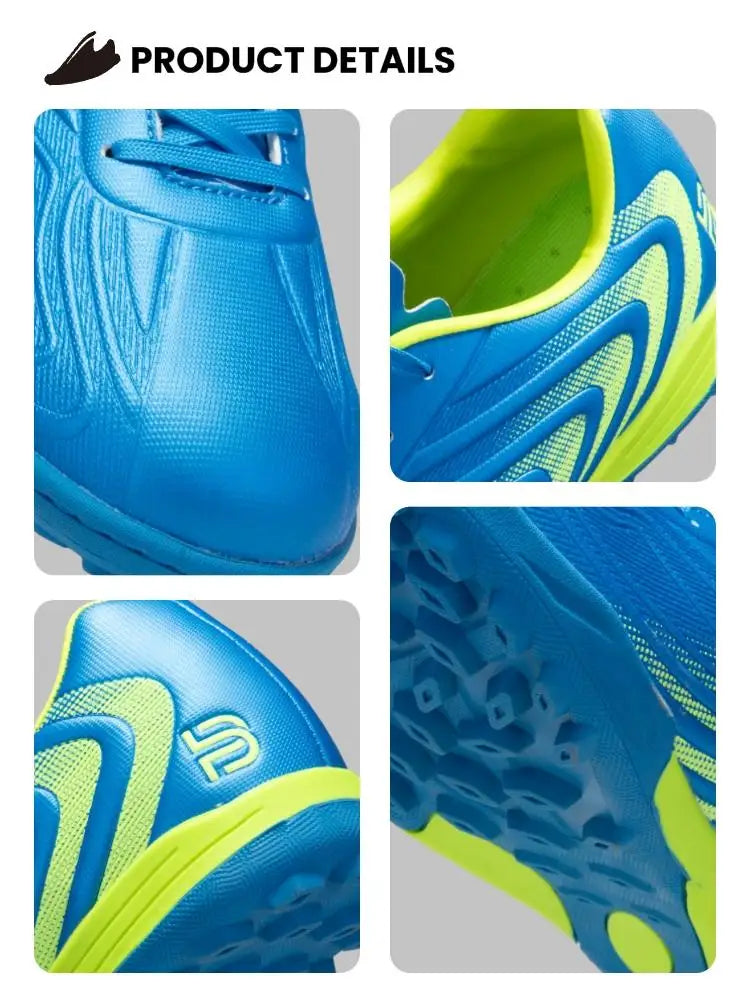 Baasploa Men's Soccer Shoes Comfort Brand Lightweight Turf Training Professional Football Shoes Male Soft Sneakers Non-Slip