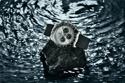 Nuevo original PAGANI DESIGN PD-1664 reloj de pulsera de lujo para hombre con movimiento de cuarzo japonés VK63, cristal de zafiro, cronógrafo impermeable dorado