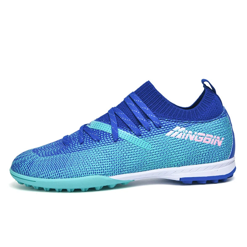 Botas de fútbol de césped profesionales para hombre, botines de fútbol con malla transpirable, zapatillas de fútbol juveniles antideslizantes, sneakers masculinas Society Chuteira