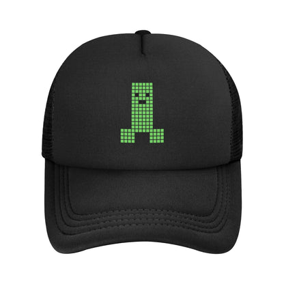Creepin Creepers til voksne, Trucker-kasket, baseballkasket i mesh, snapback-kasketter, hatte, solhat, justerbare solkasketter, sommer