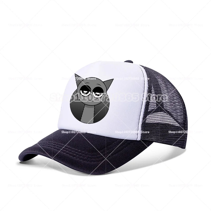 Cappellino da baseball Sprunkis: semplice, alla moda, sportivo, casual, copricapo popolare, cappellini con personaggi anime, cappellino estivo per proteggersi dal sole, regalo di compleanno