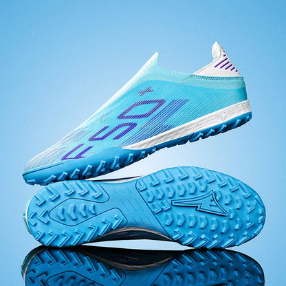 Nouvelles chaussures de football pour hommes, baskets antidérapantes, chaussures d'entraînement, bottes de football très vendues, crampons légers de haute qualité pour matchs sur gazon, mi-hautes pour l'extérieur