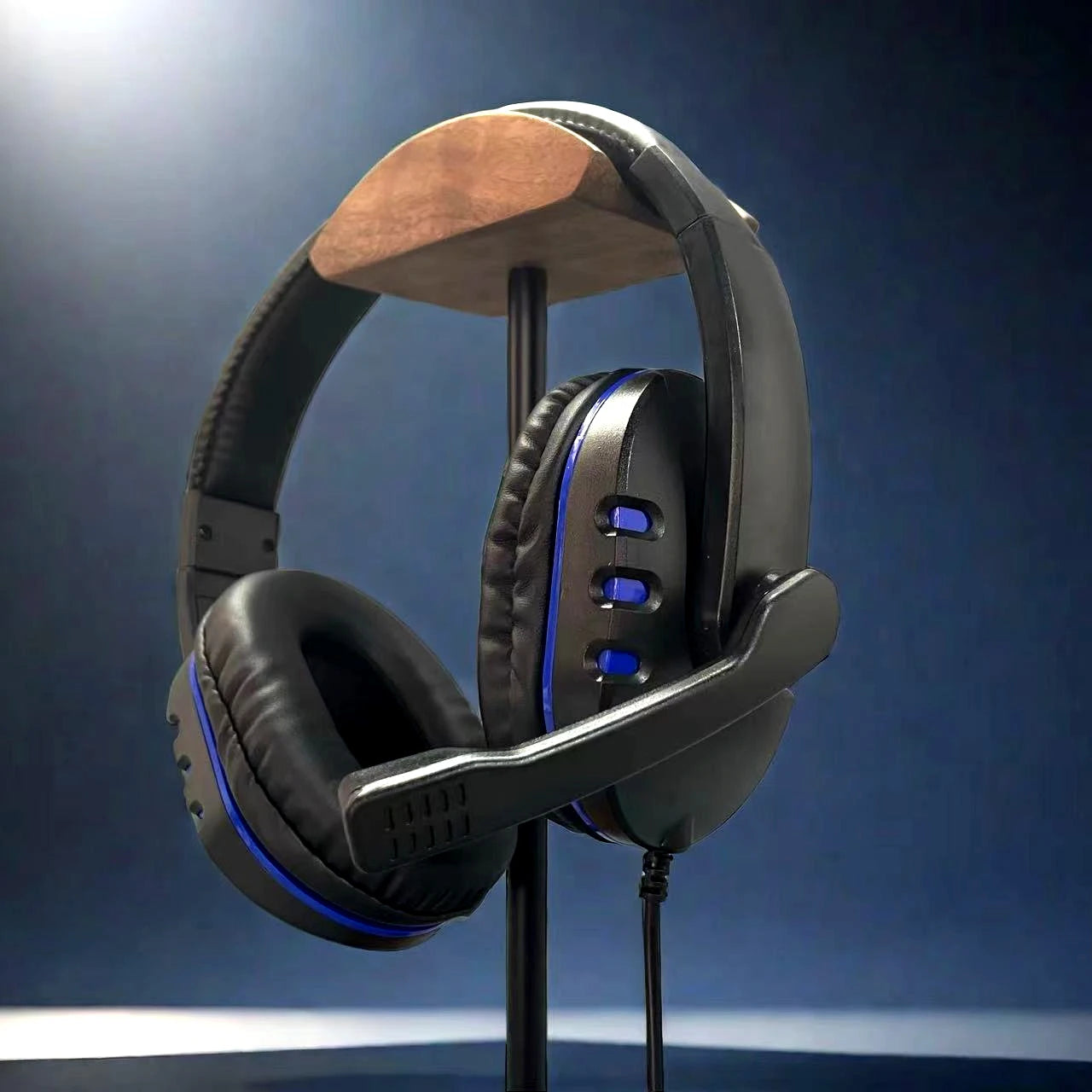 Auriculares con cable 7260 con micrófono – Headset para gaming y trabajo para PS4 PS5 Xbox One, estudio y reuniones, auriculares con jack 3.5mm