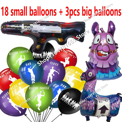 Conjunto de 8 Figuras Fortnite Anime em PVC — Bonecos Trooper Colecionáveis para Fãs, Crianças, Aniversário e Natal