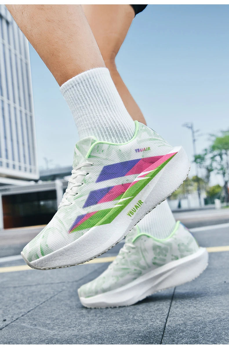 Men's Cushioning Running Shoes Lightweight Athletic Casual Sneakers Male Non-Slip Sports Shoes Outdoor Travel Walking Shoes 2026