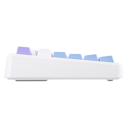 Teclado mecánico inalámbrico EPOMAKER X AULA F75 MAX compacto 75% con distribución ANSI, conexión por cable/Bluetooth/2.4GHz, pantalla TFT y perilla