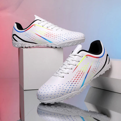 New Men Soccer Shoes High-top Futsal High-quality Cleats Grass Non-Slip Football Boots Match Sneakers Indoor Hot-selling FG/TF