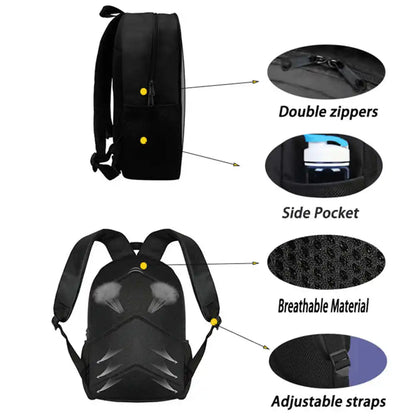 Fortnite Cartoon 3Pcs Backpack Set Unisex for Boys Girls, Backpack with Front Pocket, Crossbody Bag & Pencil Case, Best Gift