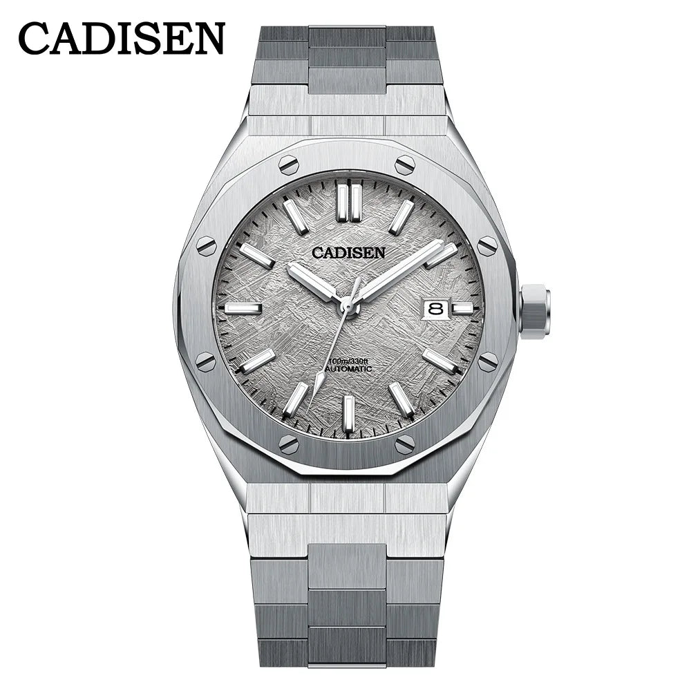 CADISEN Luxury Design 42MM Men Watches Japan MIYOTA 8215 Sapphire Glass Mechanical Automatic Watch Men 100M Waterproof