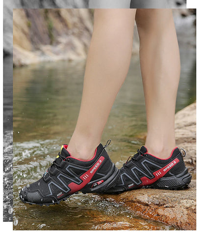 Men Hiking Boots Winter Mountain Safety Outdoor Breathable Wear-Resistant Climbing Timberland Unisex Comfortable Male Sneakers