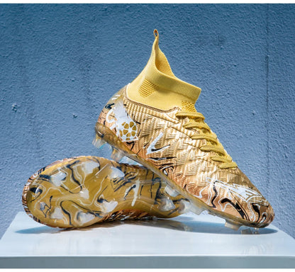 Men Professional Football Shoes Society Cleats Soccer Shoes Original Indoor Football Field Boots Grass Training TF/FG Sneakers