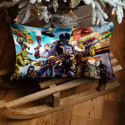 Game Fortnite Luxury Double-sided Printed Rectangle Pillowcase Bedside Pillowcase Sofa Cushion Cover Room Home Decoration