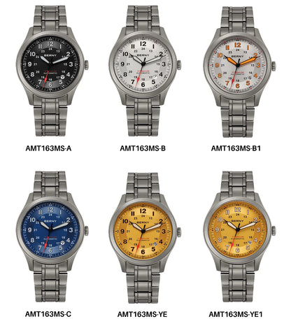 BERNY Automatic Full Titanium Watches for Men Sapphire Super Luminous Mechanical Field Watch Date 10ATM Sports Easy Read