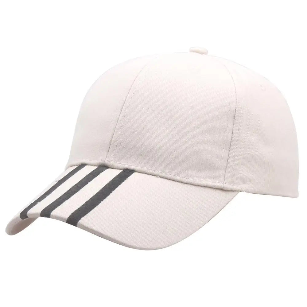 Baseballkasketter til mænd Casual bomuldsbroderede stribede snapback-hiphop-kasketter til kvinder Udendørs sportskasketter til mænd Gorras