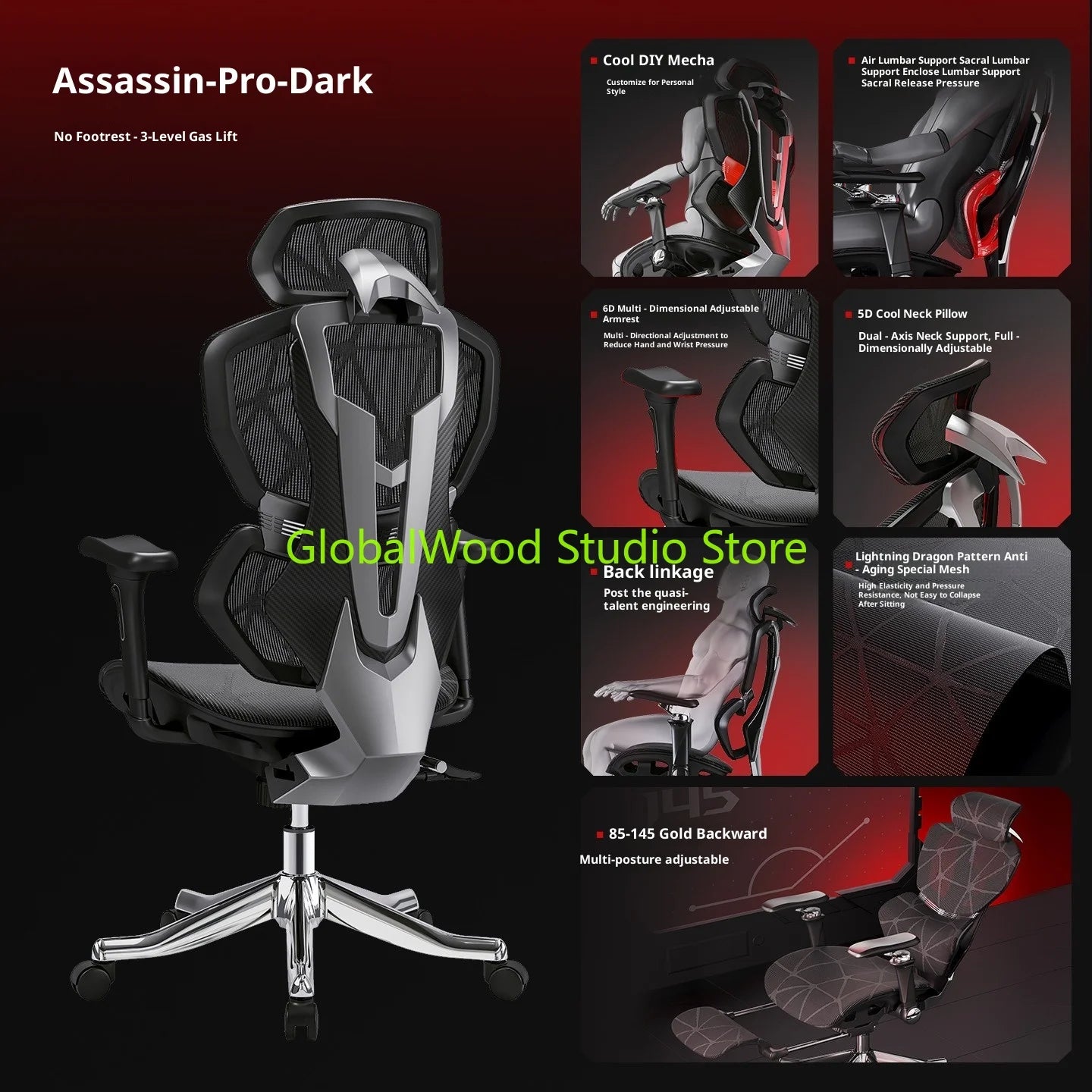 Ergonomic Chair for Desk Office Comfortable Armchair Furniture Chair Design Office Chair on Wheels