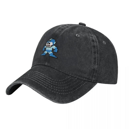 Cappellino da baseball Megaman 8 bit, nuovo, carino, vintage, di lusso, da uomo e da donna