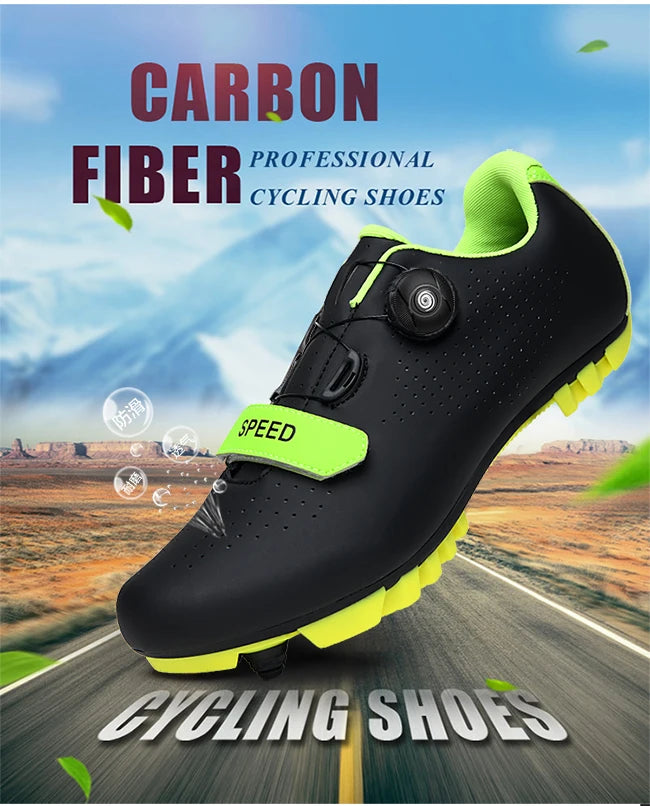 Cycling Sneakers Breathable MTB Shoes Men Women Trail Mountain Bicycle Riding Shoes Sport Road Bike Shoes Spd Pedal Cycle Shoes