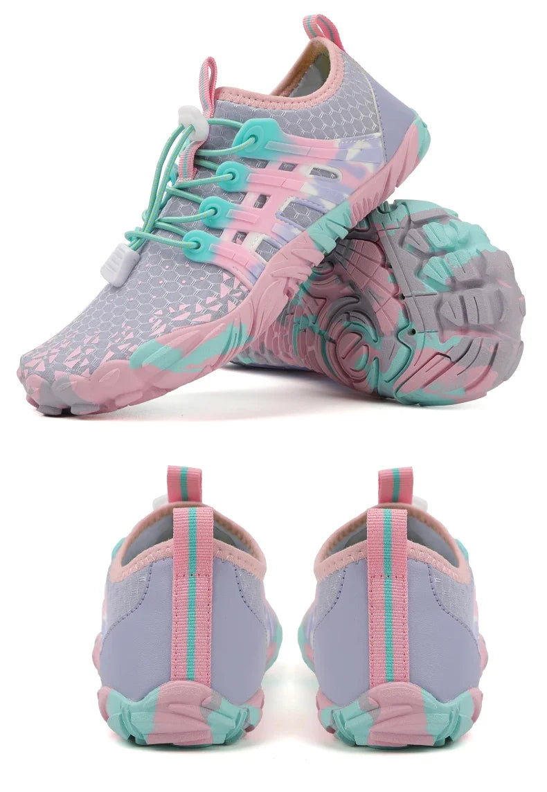 Unisex Quick-Drying Breathable Aqua Shoes Barefoot Beach Footwear for Adults and Kids Gym Outdoor Training Sneakers Size 28-46