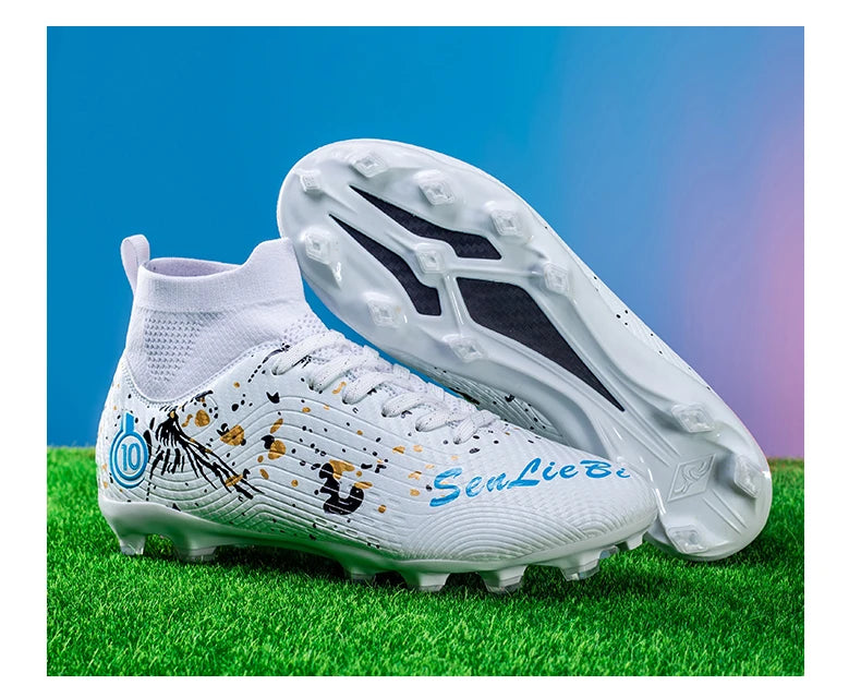 New Men's Professional Soccer Shoes Non-slip Football Boots Unisex Breathable Futsal Sports New Cleats Drop Shipping Ultralight