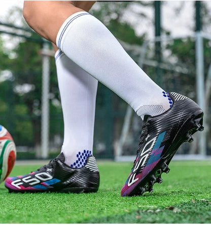 Nouvelles chaussures de football pour hommes, chaussures d'entraînement, baskets professionnelles, chaussures de match sur gazon, chaussures de football antidérapantes pour l'extérieur, chaussures de sport ultralégères,