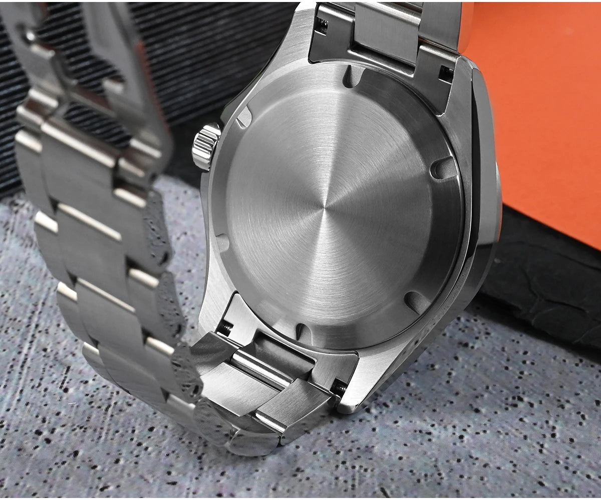 Reloj de lujo para hombre San Martin 39mm con esfera de aventurina, NH34 GMT automático mecánico, zafiro, resistente al agua, luminoso, SN0129