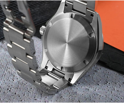 Reloj de lujo para hombre San Martin 39mm con esfera de aventurina, NH34 GMT automático mecánico, zafiro, resistente al agua, luminoso, SN0129