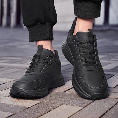 Autumn and Winter Men's Waterproof Sneakers, Soft and Cushion Sport Shoes for Walking, Plus Size 39-48 Casual Shoes for Men