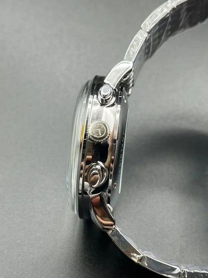 Reloj de lujo para hombre, automático mecánico, de cuerda automática, para negocios, de acero inoxidable, luminoso, 2020