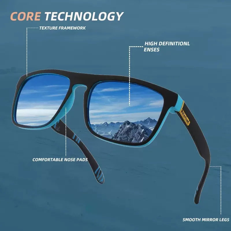 Kawasaki Polarized Sunglasses Men Women High-End Fashion Outdoor Fishing Retro Designer Sun Glasses UV400 Eyewear