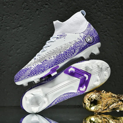 Chaussures de football professionnelles pour hommes et enfants, baskets de football, chaussures d'entraînement de futsal pour garçons, taille 35-45
