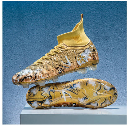 Men Professional Football Shoes Society Cleats Soccer Shoes Original Indoor Football Field Boots Grass Training TF/FG Sneakers