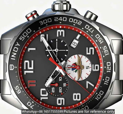 43mm Men Luxury Watches in 904L Steel Quartz Movement Exquisite Heritage And Artisanal Excellence-T