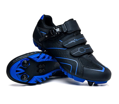 Mountain Bike Shoes Men's Cycling Shoes Quick Ratchet Buckle Compatible with SPD System Pedal for Indoor Outdoor Women MTB Shoes
