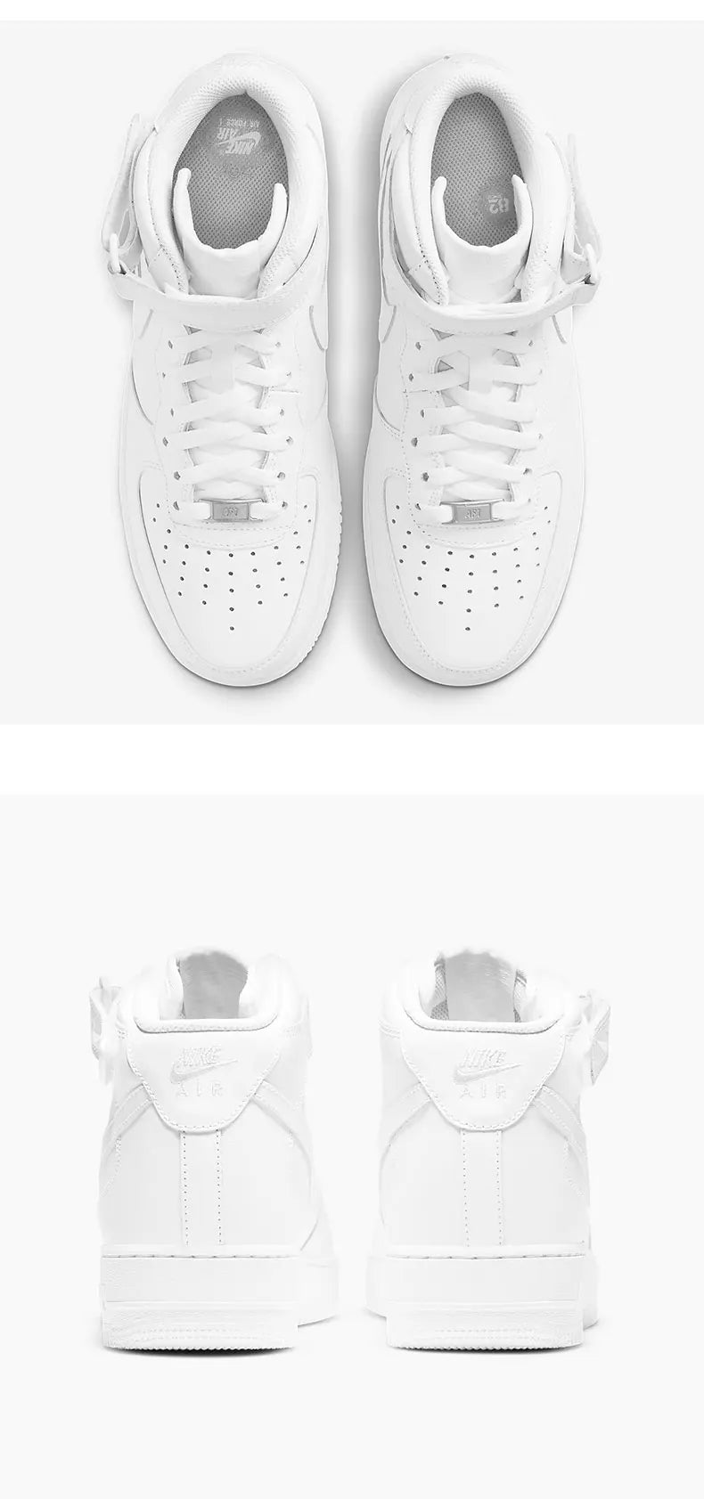 Sapatilhas casuais Nike Air Force 1 Mid-Top genuínas CW2289-111