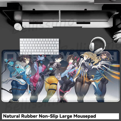 Gaming Accessories Overwatch D.Va Mouse Pad Large Keyboard Mousepad PC Cabinet Deskmat XXL Extended Mats Gamer Mousepad