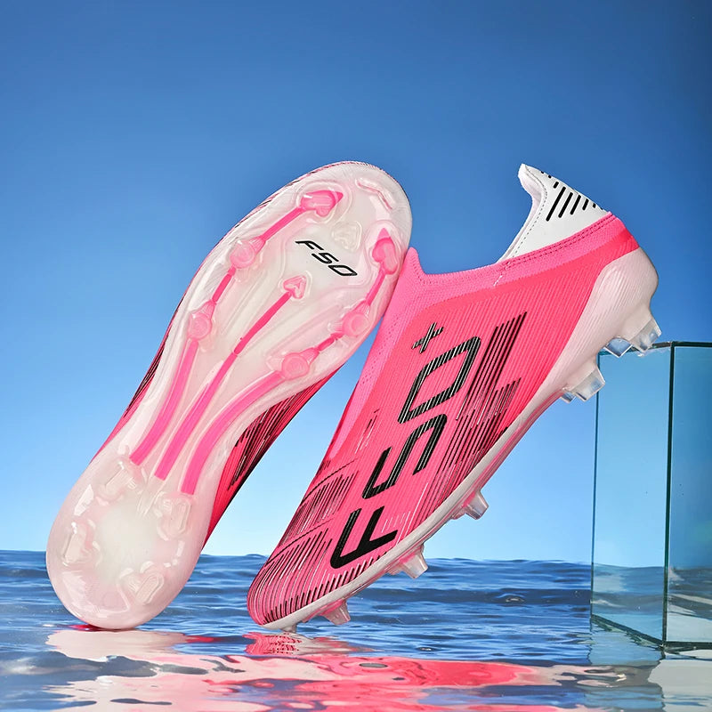 Nouvelles chaussures de football pour hommes, baskets antidérapantes, chaussures d'entraînement, bottes de football très vendues, crampons légers de haute qualité pour matchs sur gazon, mi-hautes pour l'extérieur